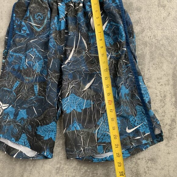 Nike Shorts Mens M Kobe Bryant Emerge Hyper Elite Reptile Print Blue Basketball - Picture 2 of 11